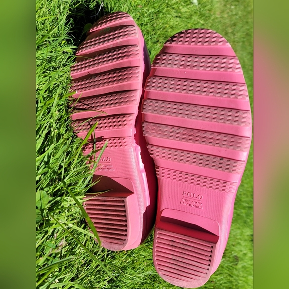 Ralph Lauren pink Perla rainboots Wmn 6B - Picture 6 of 12